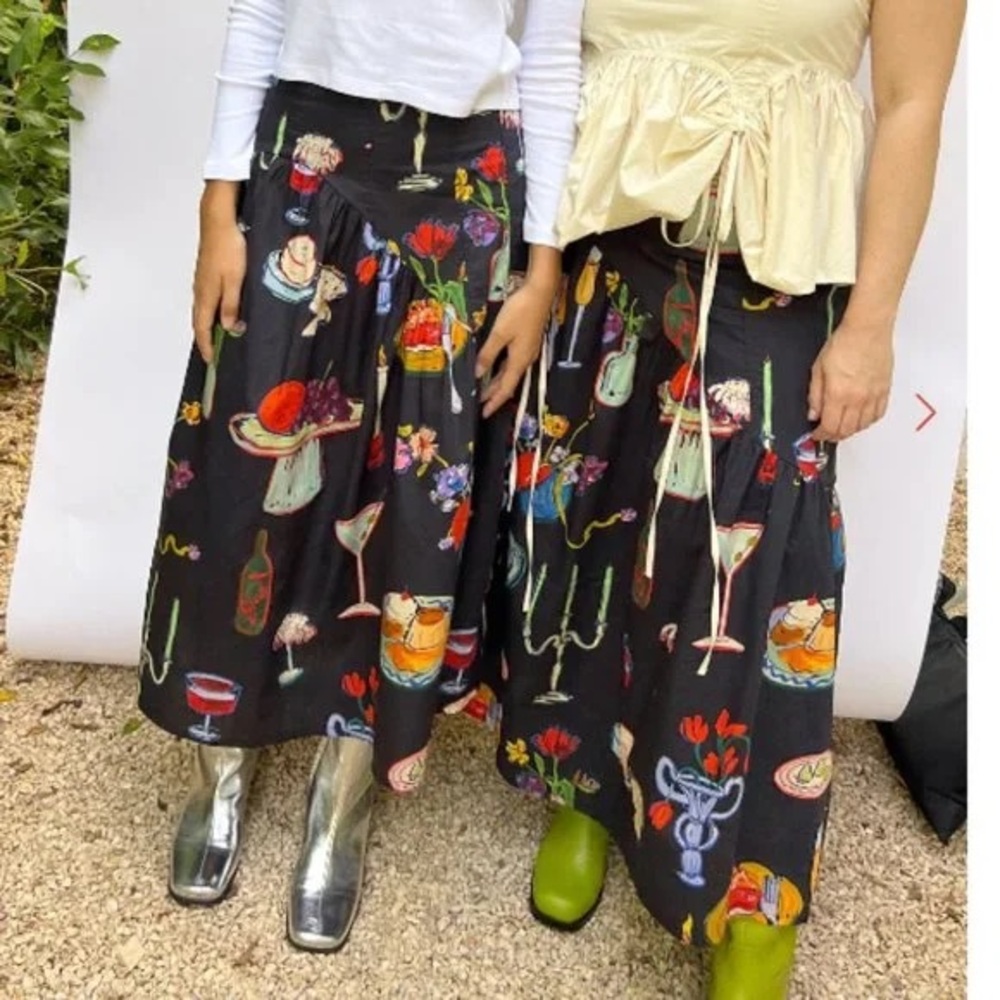 Lisa Says Gah Maeve Midi Skirt